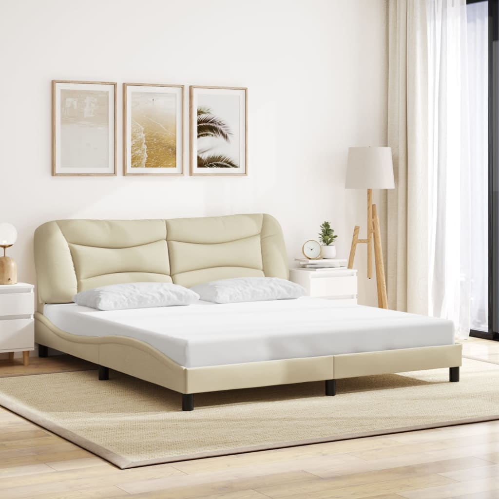 Bedframe Zonder Matras &quot;Hvar&quot; Stof