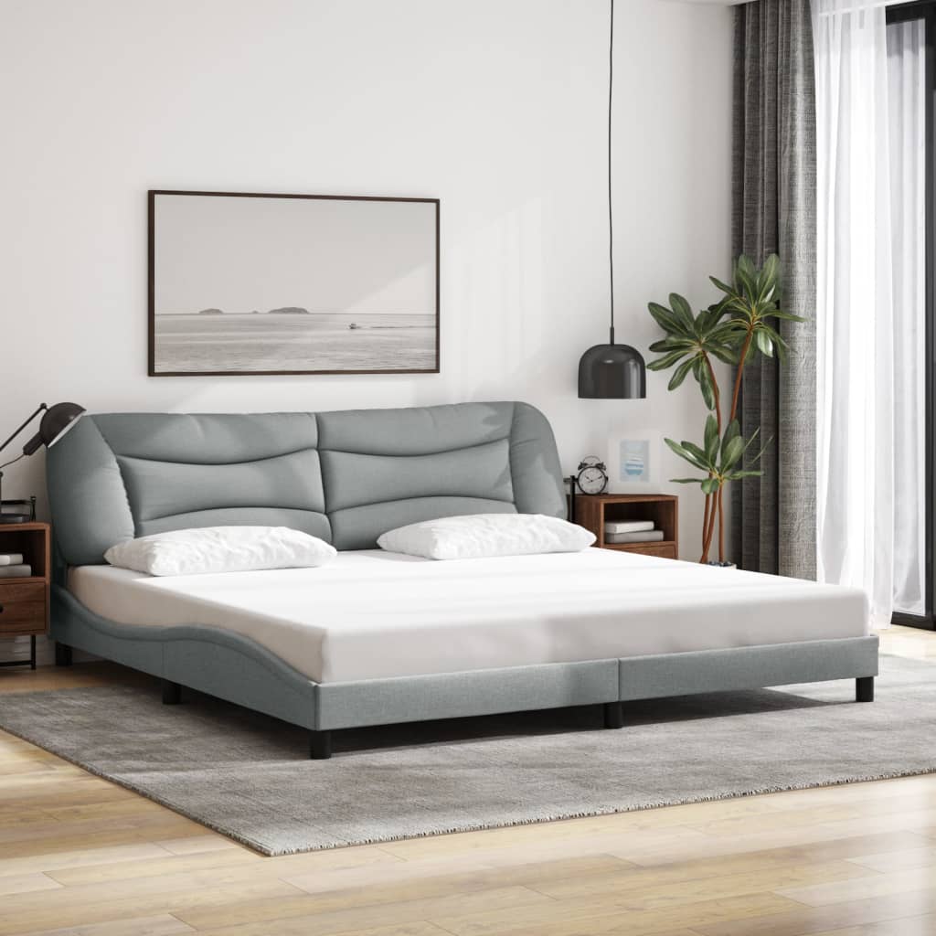 Bedframe Zonder Matras &quot;Hvar&quot; Stof