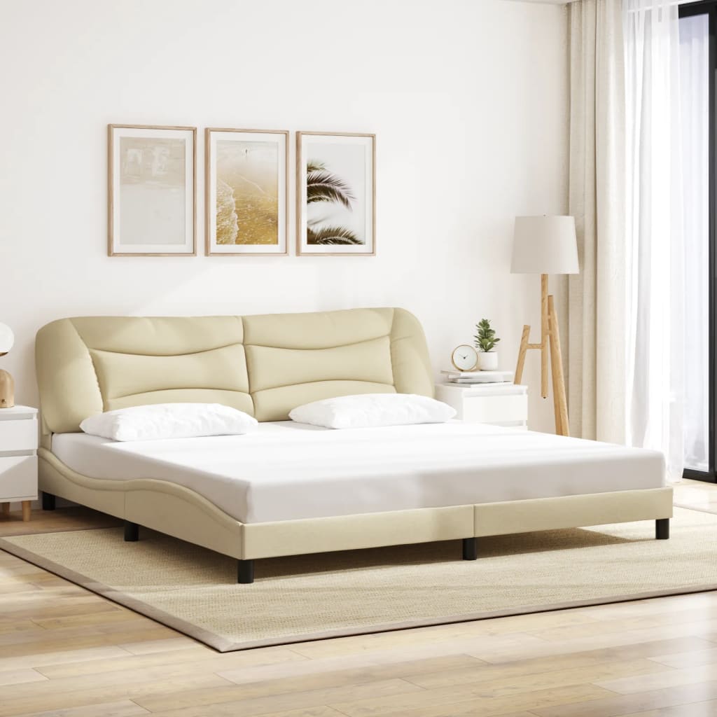 Bedframe Zonder Matras &quot;Hvar&quot; Stof