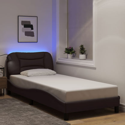 Bedframe Met Led Zonder Matras &quot;Hvar&quot; Stof