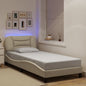 Bedframe Met Led Zonder Matras &quot;Hvar&quot; Stof