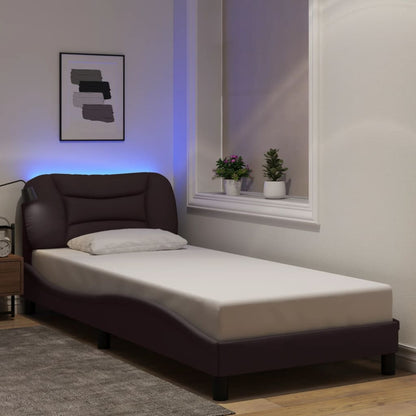 Bedframe Met Led Zonder Matras &quot;Hvar&quot; Stof
