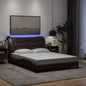 Bedframe Met Led Zonder Matras &quot;Hvar&quot; Stof
