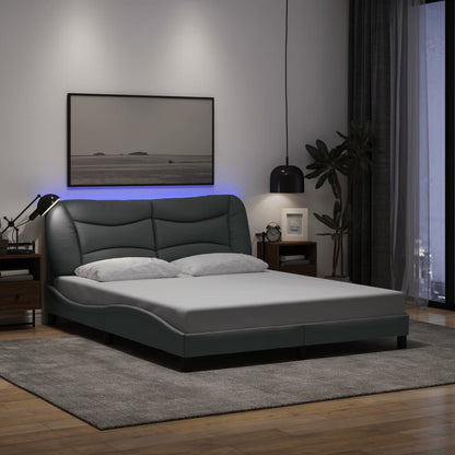 Bedframe Met Led Zonder Matras &quot;Hvar&quot; Stof