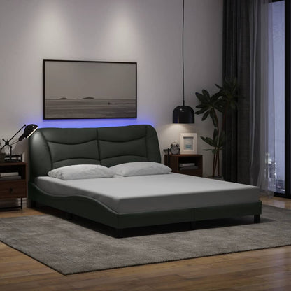 Bedframe Met Led Zonder Matras &quot;Hvar&quot; Stof