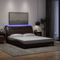Bedframe Met Led Zonder Matras &quot;Hvar&quot; Stof
