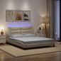 Bedframe Met Led Zonder Matras &quot;Hvar&quot; Stof