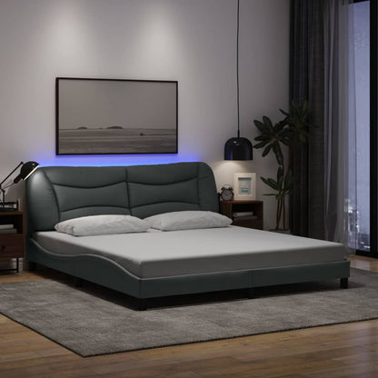 Bedframe Met Led Zonder Matras &quot;Hvar&quot; Stof