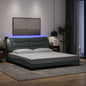 Bedframe Met Led Zonder Matras &quot;Hvar&quot; Stof