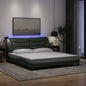 Bedframe Met Led Zonder Matras &quot;Hvar&quot; Stof
