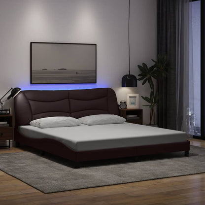 Bedframe Met Led Zonder Matras &quot;Hvar&quot; Stof