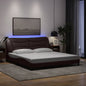 Bedframe Met Led Zonder Matras &quot;Hvar&quot; Stof