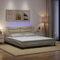 Bedframe Met Led Zonder Matras &quot;Hvar&quot; Stof