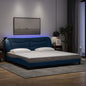 Bedframe Met Led Zonder Matras &quot;Hvar&quot; Stof