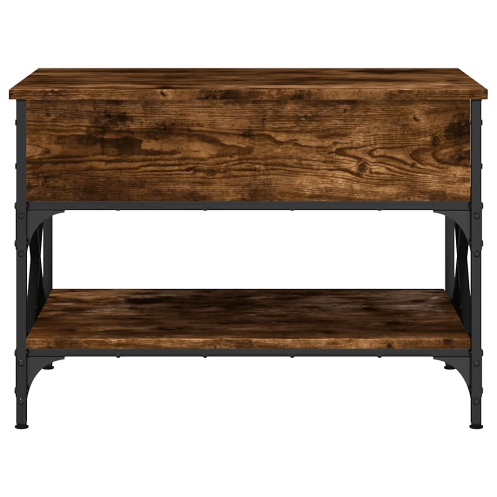 Salontafel 70X50X50 Cm Bewerkt Hout En Metaal