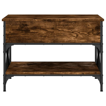 Salontafel 70X50X50 Cm Bewerkt Hout En Metaal