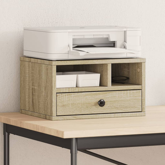 Printerkastje 40X32X22,5 Cm Bewerkt Hout Kleurig