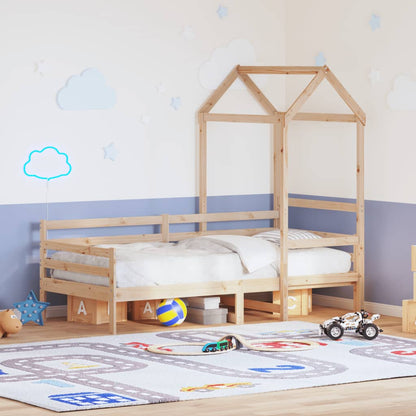 Slaapbank Met Bedhuis Massief Grenenhout