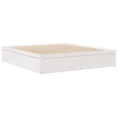 Bedframe Zonder Matras Massief Grenenhout