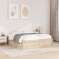 Bedframe Zonder Matras Massief Grenenhout