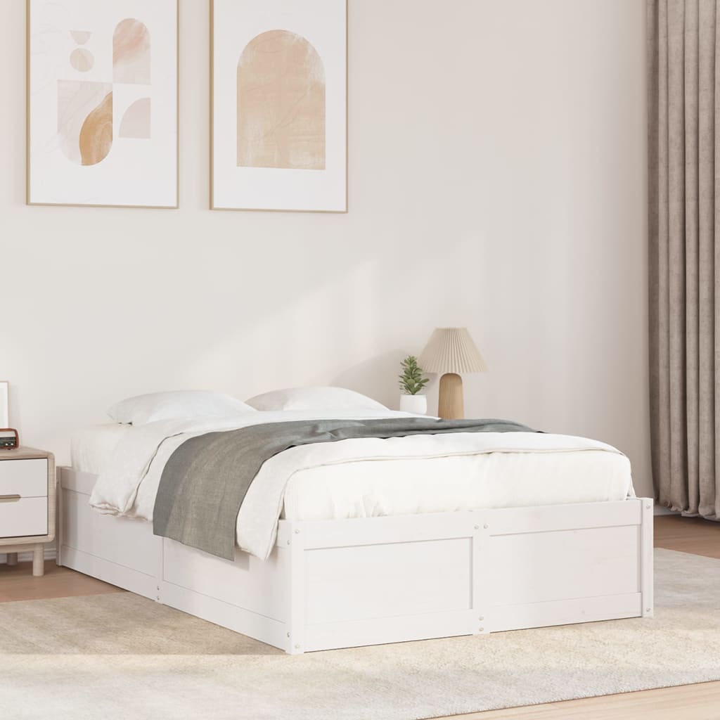 Bedframe Zonder Matras Massief Grenenhout
