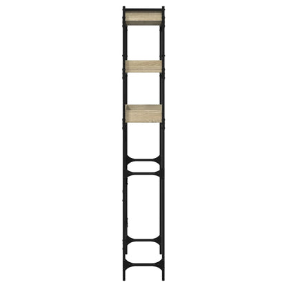 Wasmachinerek 67X25X163 Cm Bewerkt Hout Kleurig