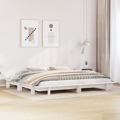 Bedframe Zonder Matras Massief Grenenhout