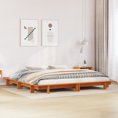 Bedframe Zonder Matras Massief Grenenhout