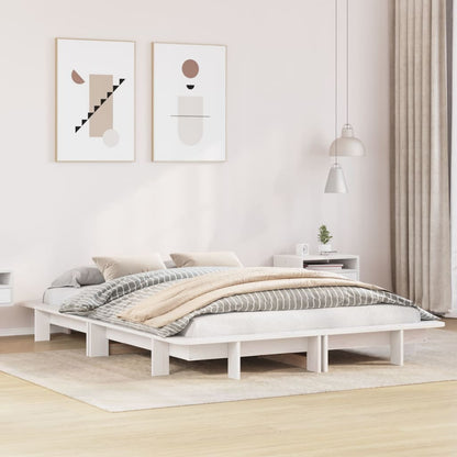 Bedframe Zonder Matras Massief Grenenhout