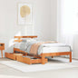 Bedframe Met Lades Massief Grenenhout