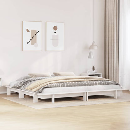 Bedframe Zonder Matras Massief Grenenhout
