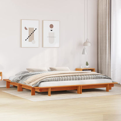 Bedframe Zonder Matras Massief Grenenhout