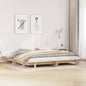 Bedframe Zonder Matras Massief Grenenhout