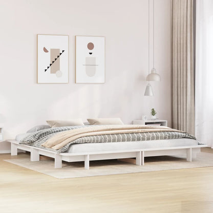 Bedframe Zonder Matras Massief Grenenhout