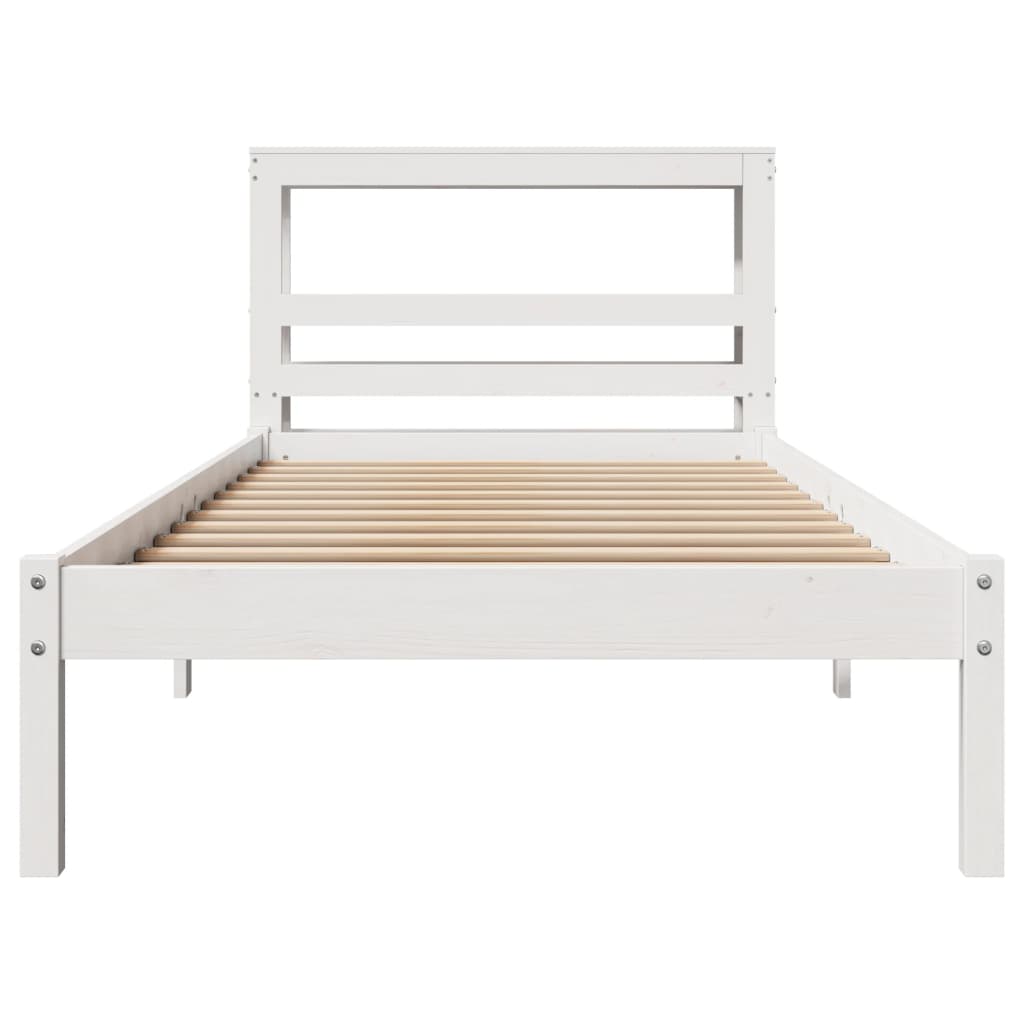 Bedframe Zonder Matras Massief Grenenhout
