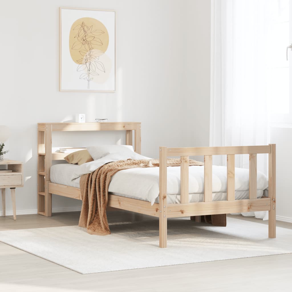 Bedframe Zonder Matras Massief Grenenhout