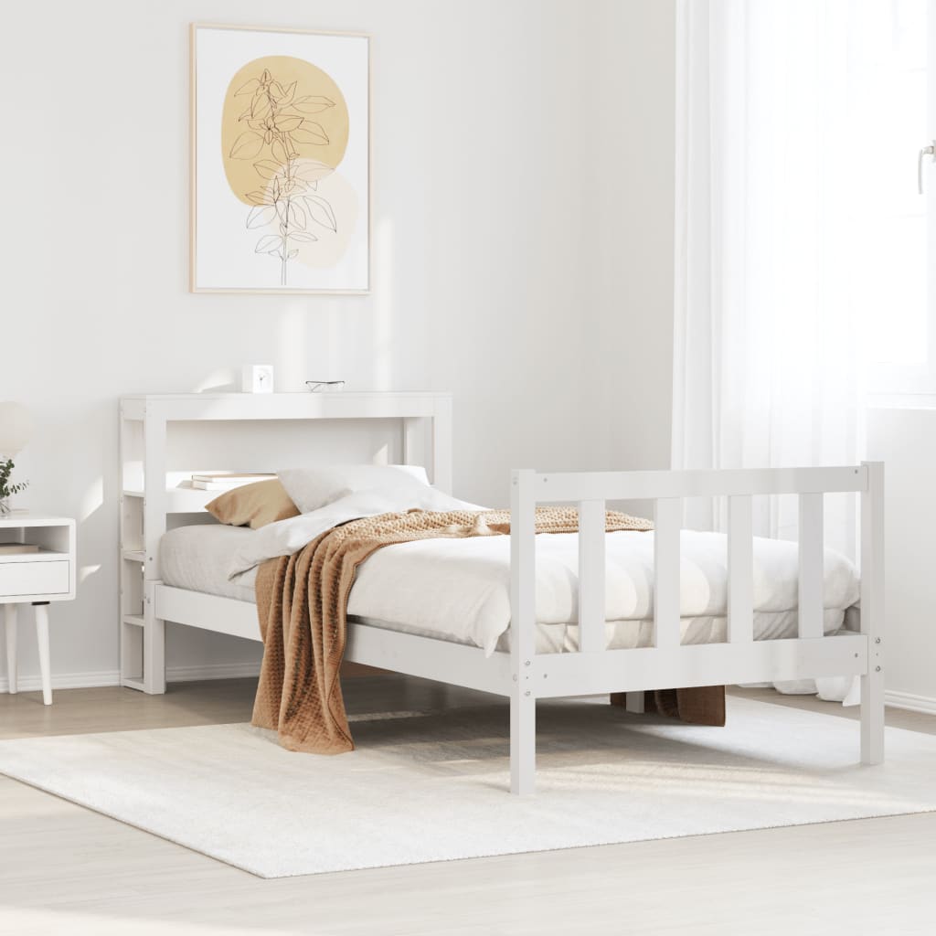Bedframe Zonder Matras Massief Grenenhout