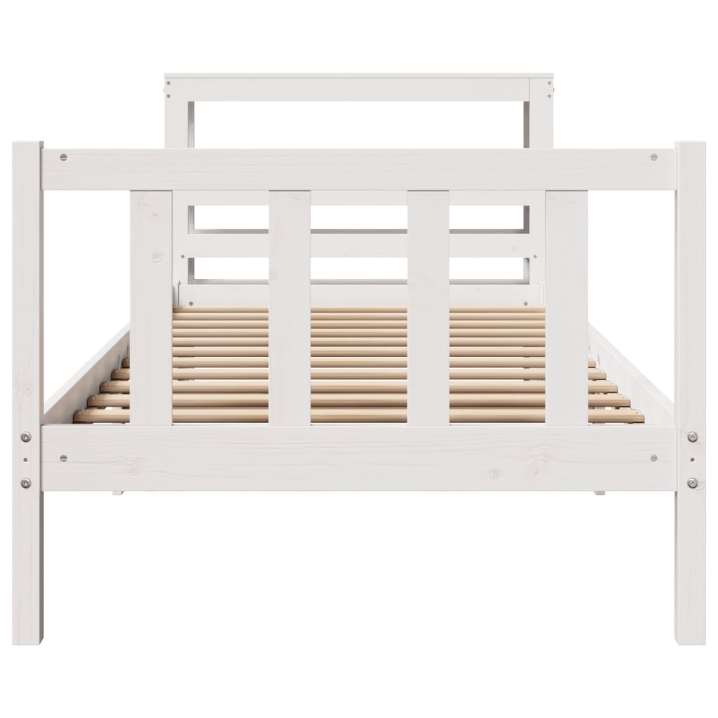 Bedframe Zonder Matras Massief Grenenhout