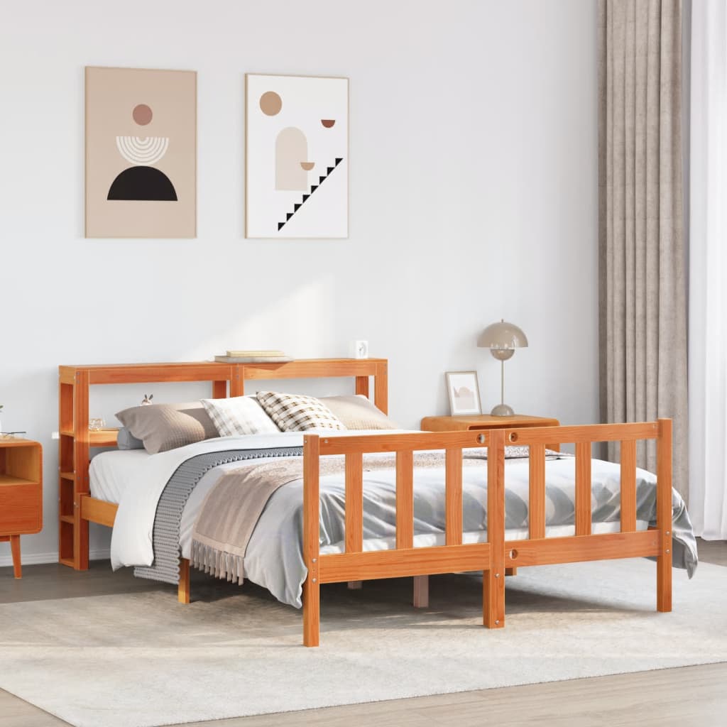 Bedframe Zonder Matras Massief Grenenhout