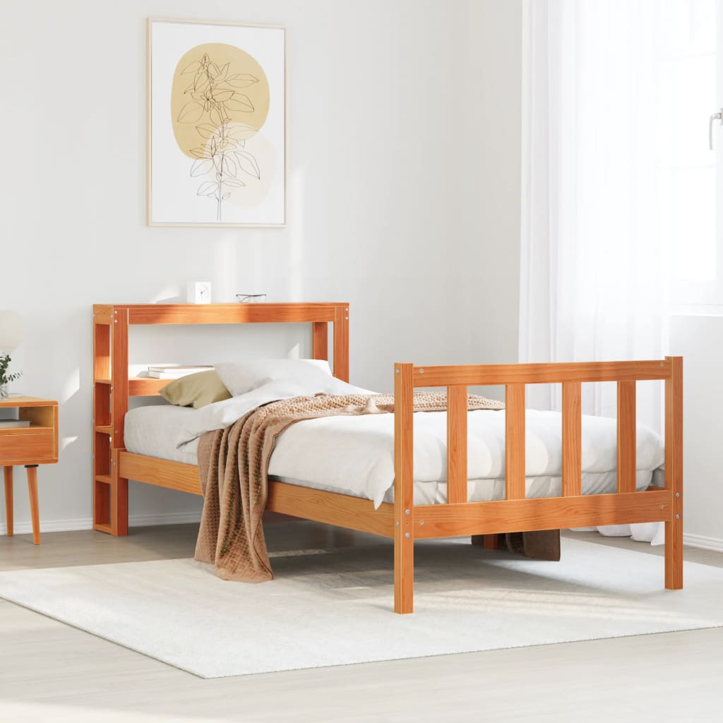 Bedframe Zonder Matras Massief Grenenhout