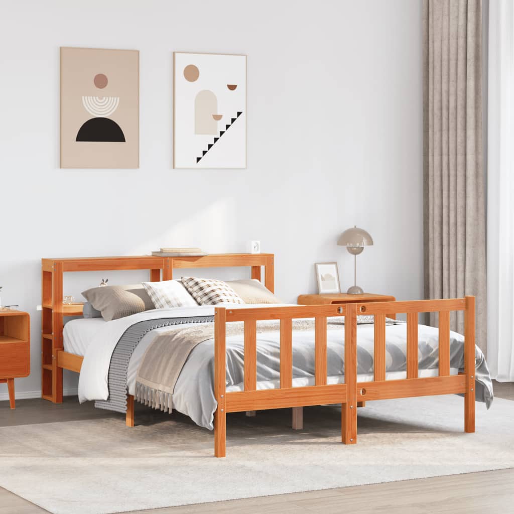 Bedframe Zonder Matras Massief Grenenhout