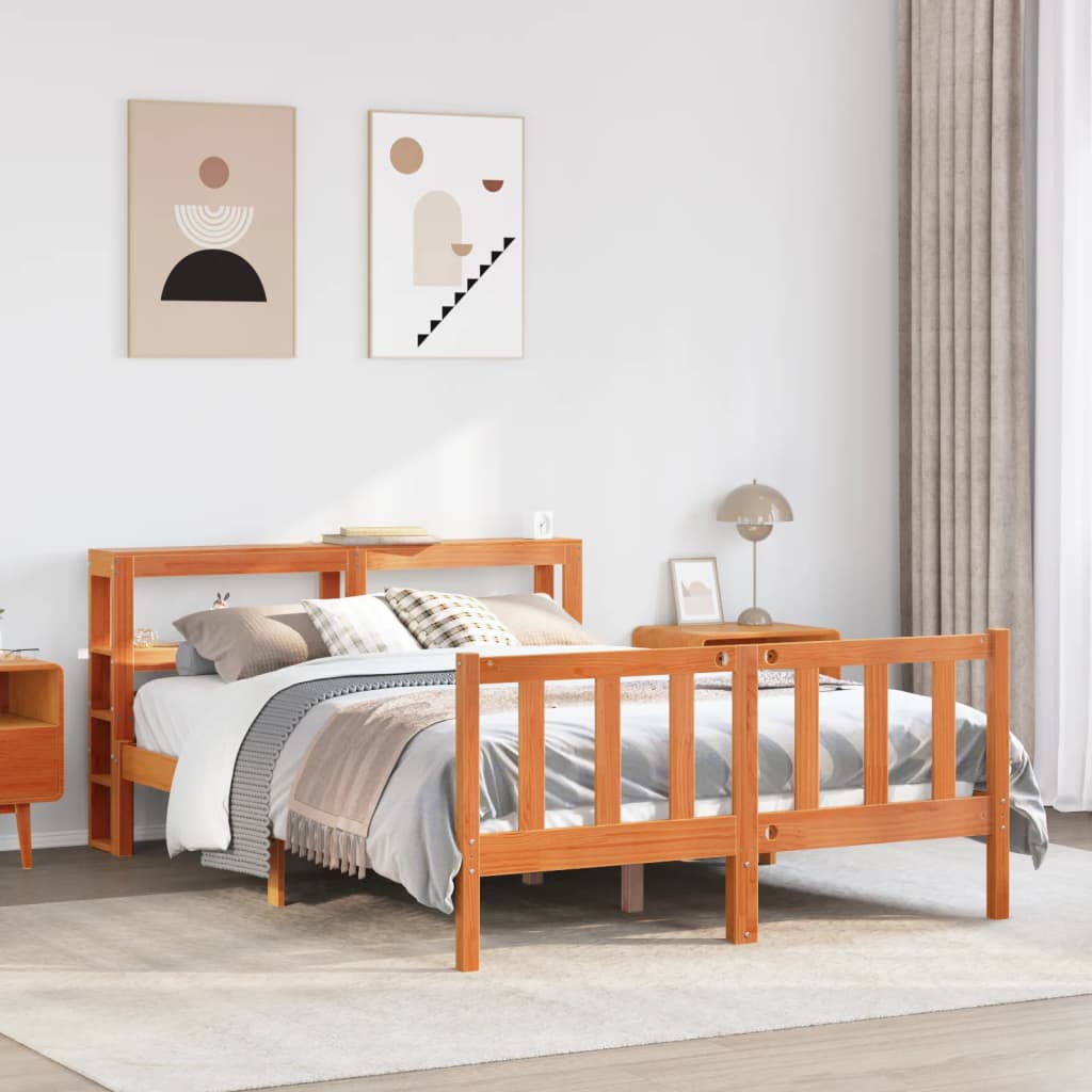 Bedframe Zonder Matras Massief Grenenhout