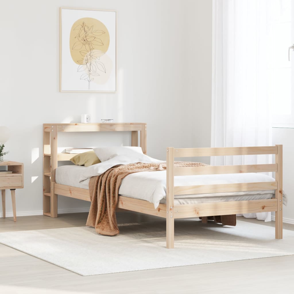 Bedframe Zonder Matras Massief Grenenhout