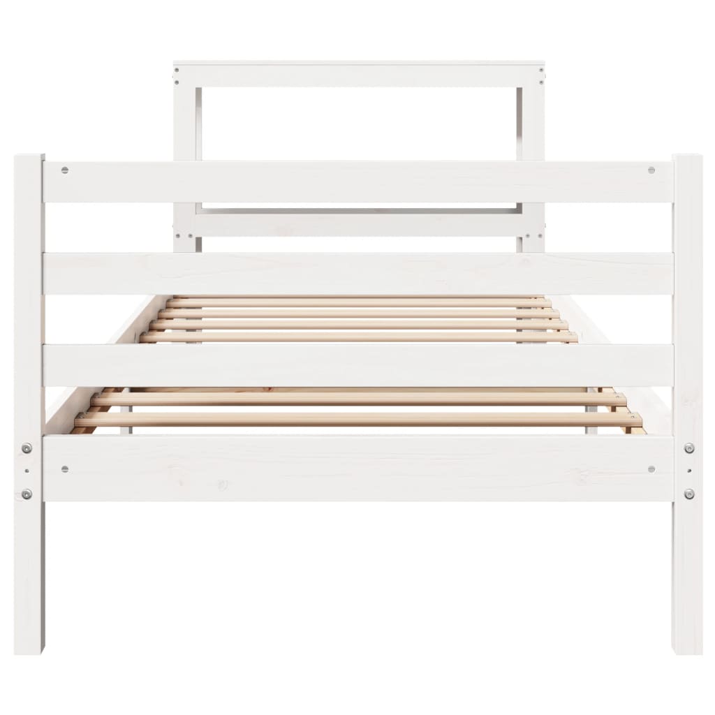 Bedframe Zonder Matras Massief Grenenhout