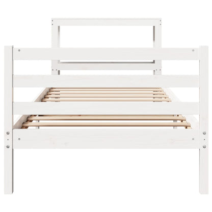Bedframe Zonder Matras Massief Grenenhout