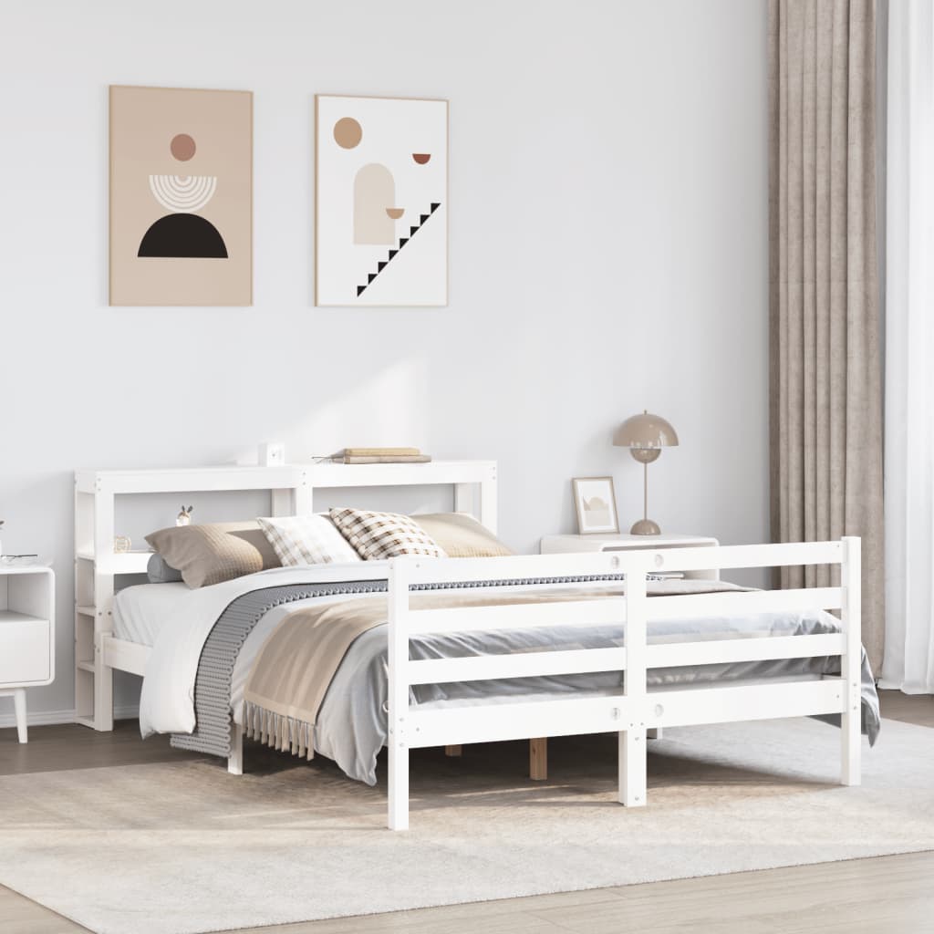 Bedframe Zonder Matras Massief Grenenhout