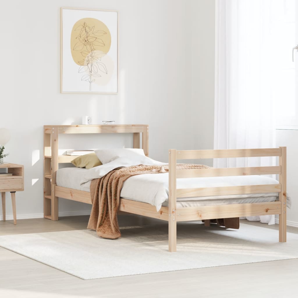 Bedframe Zonder Matras Massief Grenenhout
