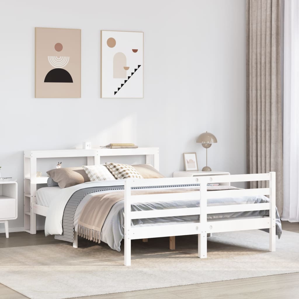 Bedframe Zonder Matras Massief Grenenhout