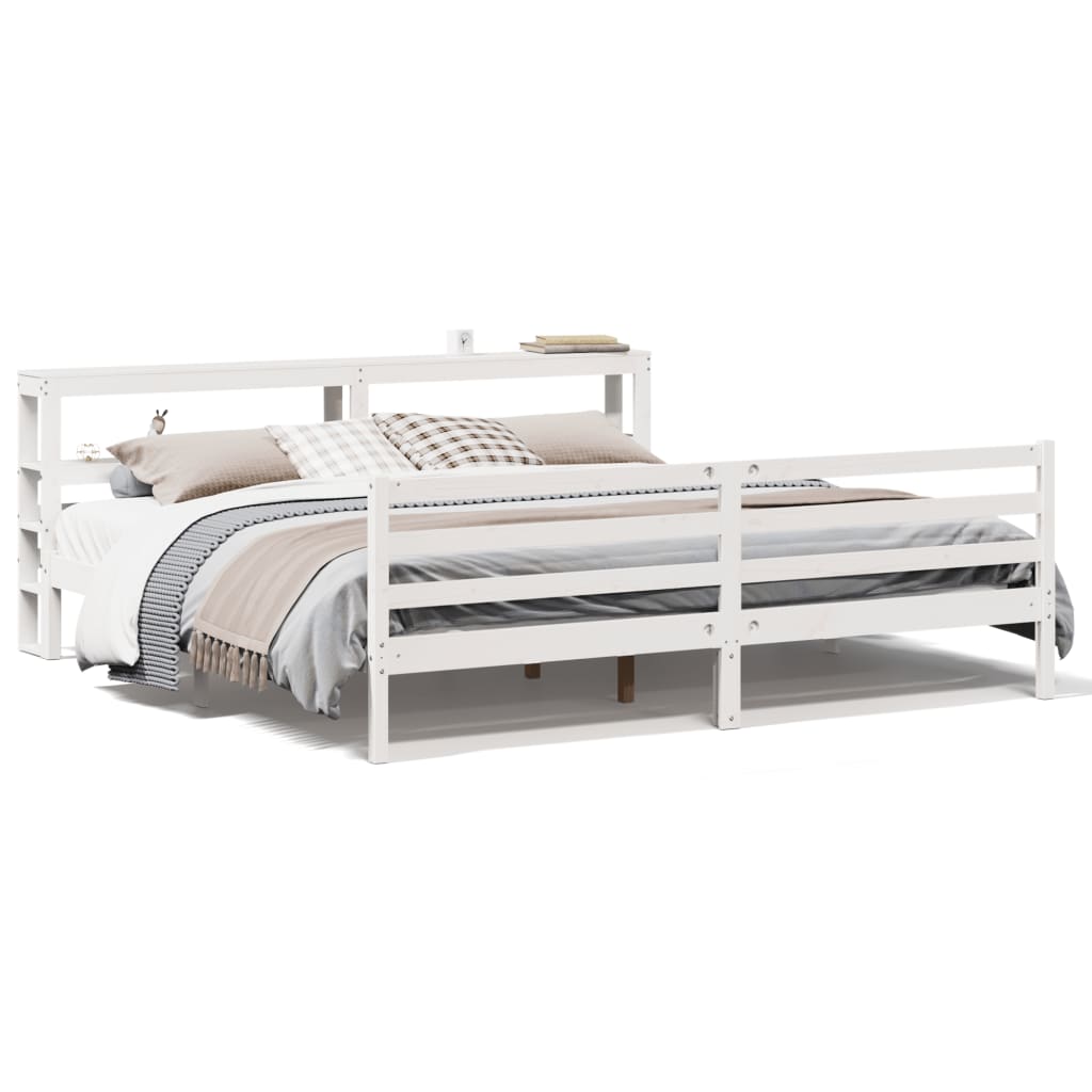 Bedframe Zonder Matras Massief Grenenhout
