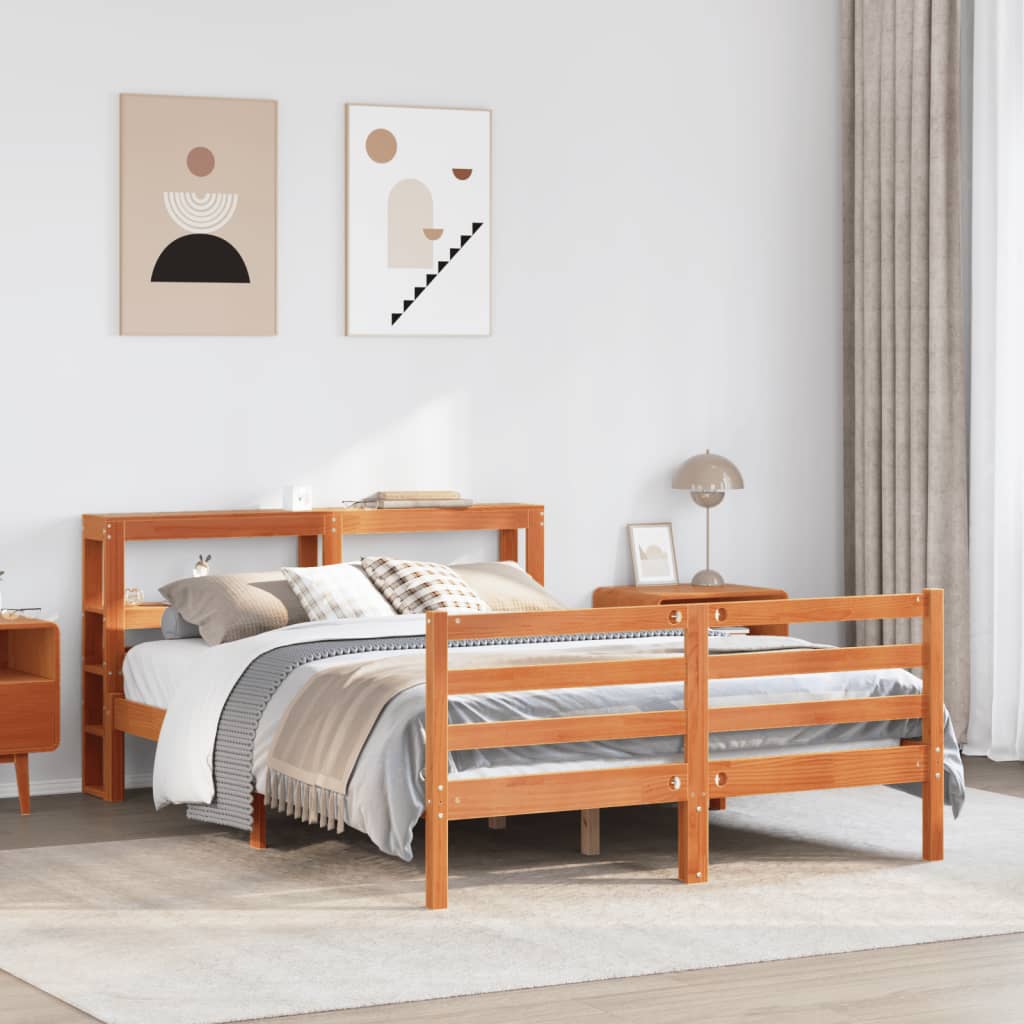 Bedframe Zonder Matras Massief Grenenhout